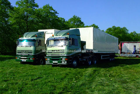 John Collins Dodgems at Knutsford 2007, prior to the May Day funfair,image