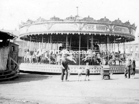 John Collins' 4-abreast Gallopers, Hightown, Manchester, 1935, FHT Collection,image