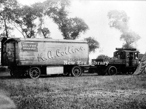 M A Collins' Steam Wagon & box truck, New Era Library from Scenic Dragons,image